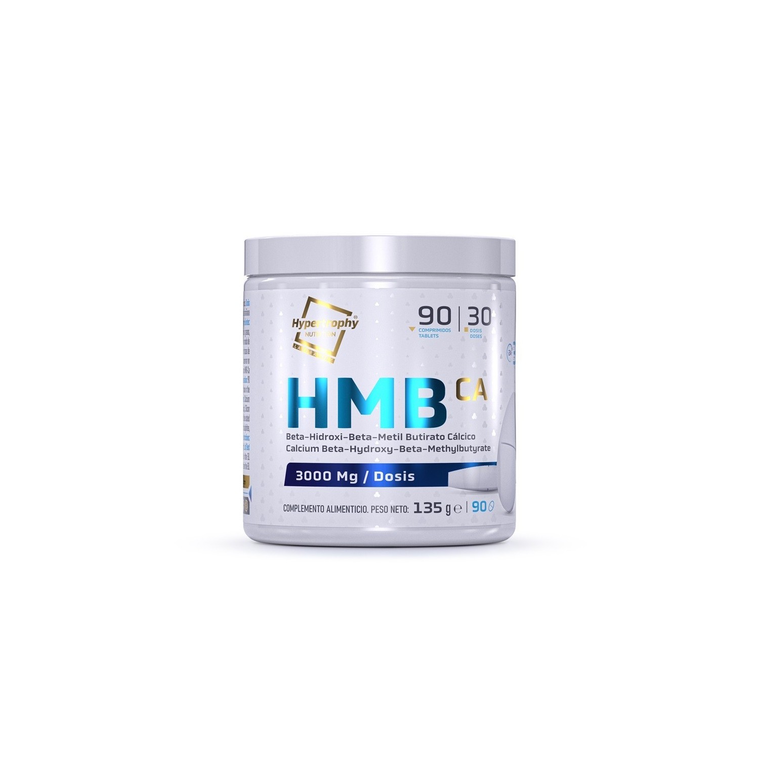 HMB-Ca 1000 mg | Gana músculo | 90 Cápsulas
