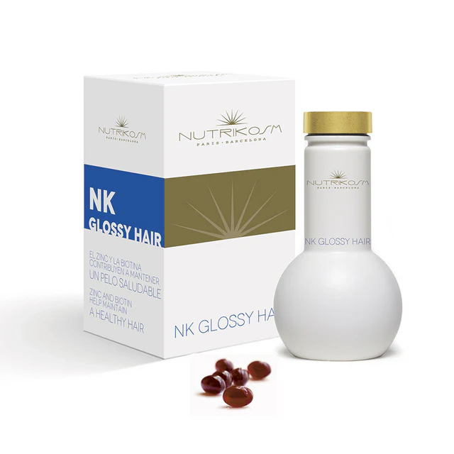 NK Glossy Hair – Nutricosmético para fortalecer y prevenir la caída del cabello